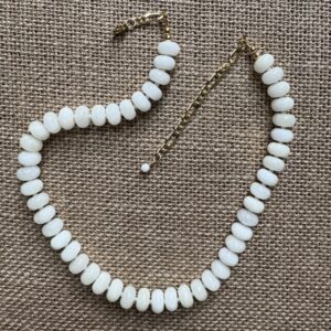 the ayla necklace - white