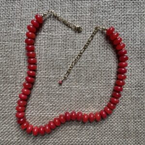 the ayla necklace - red